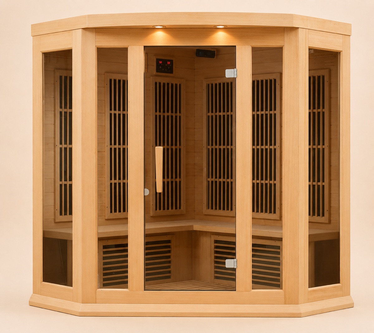 Maxxus Saunas 3-Person Corner sauna